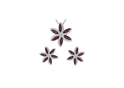 Rhodium Plated | Fashion Pendant Sets